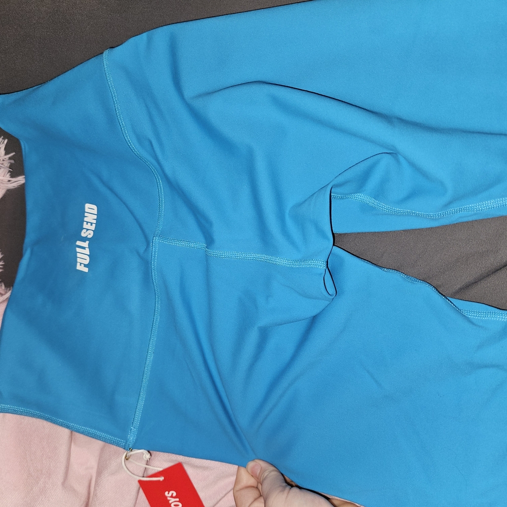 Blue Full Send Leggings
